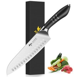 MAD SHARK 8-Inch Premium Santoku Chef Knife