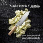 Shun Classic Blonde 7" Santoku Knife, All-Purpose