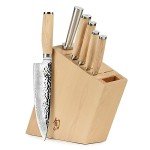 Shun Premier 7-Piece Knife Set with Birch Block
