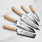 Shun Premier 7-Piece Knife Set with Birch Block