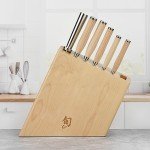 Shun Premier 7-Piece Knife Set with Birch Block
