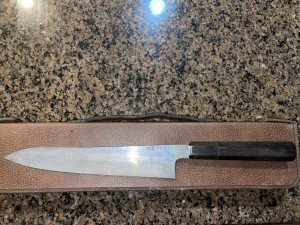 Mizu Honyaki Gyuto 240mm Blue Steel Knife