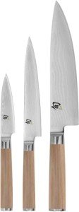 Shun Classic Blonde 3-Piece Japanese Knife Set