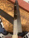 Tatsuo Ikeda 330mm Honyaki Yanagi Knife