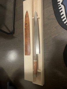 Genkai Masakuni 330mm Honyaki Yanagi Knife