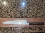 Mizu Honyaki Gyuto 240mm Blue #2 Knife