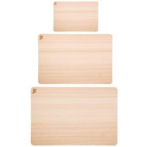 Shun Hinoki 3-Piece Wooden Cutting Board Set