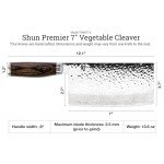 Shun Premier 7" Japanese Vegetable Cleaver Knife