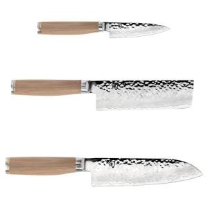 Shun Premier Blonde 3-Piece Japanese Knife Set