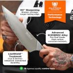 Valhalla Series 8" Chef Knife - Premium Steel