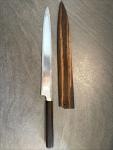 Suisin Inox 12” Yanagi Knife with Ebony Handle