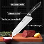 MAD SHARK 8-Inch Premium Santoku Chef Knife