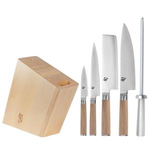 Shun Classic Blonde 6-Piece Knife Block Set