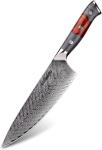 Seido 8" Inferuno Gyuto Damascus Chef Knife