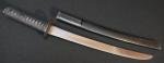 Edo Wakizashi Sword with Frosty Cutting Edge