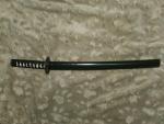 Rick Barrett Black & Gold Wakizashi Knife