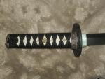 Rick Barrett Black & Gold Wakizashi Knife