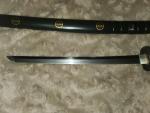 Rick Barrett Black & Gold Wakizashi Knife