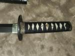 Rick Barrett Black & Gold Wakizashi Knife