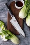 MIYABI Kaizen 7-Inch Hollow Edge Santoku Knife