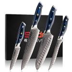 Seido 4-Piece VG10 Damascus Steel Knife Set