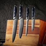 Seido 4-Piece VG10 Damascus Steel Knife Set
