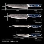 Seido 4-Piece VG10 Damascus Steel Knife Set