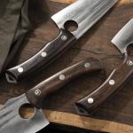 Seido 3-Piece High-Carbon Butcher Knife Set