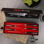 Seido 5-Piece Damascus Master Chef Knife Set