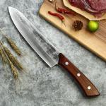 Seido 5-Piece Butcher Knife Set with Mahogany Handles