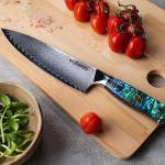 Seido Awabi Gyuto Knife with Damascus Steel