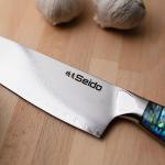 Seido Awabi Gyuto Knife with Damascus Steel