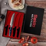 Seido Kanpeki Straight Edge Steak Knife Set