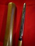 1600s Japanese Yari Hand Forged Spear with Hamon