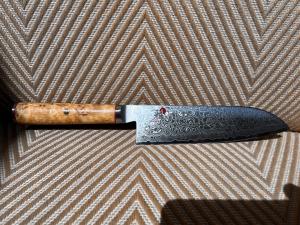 MIYABI Birchwood 7" Santoku Knife