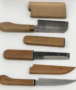 Shigemitsu Sakai Knife Set - Vintage Japanese 1960s