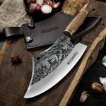 Seido Knives Tora Tsuki Cleaver - High-Carbon Steel