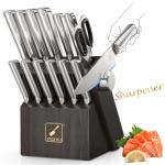 14-Piece imarku Japanese Knife Set with Block