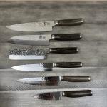 Shun Premier 7-Piece Knife Set Silver Tan