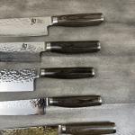 Shun Premier 7-Piece Knife Set Silver Tan