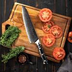Seido Takoizu 8" Gyuto Chef Knife in Black Turquoise