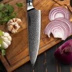Seido Takoizu 8" Gyuto Chef Knife in Black Turquoise