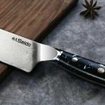 Seido Takoizu 8" Gyuto Chef Knife in Black Turquoise