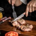 Seido Kaze VG10 Damascus Steel Steak Knife Set