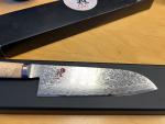 Miyabi Birchwood SG2 7" Santoku Knife
