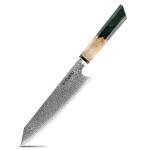 Kiritsuke Damascus Steel Chef Knife with Wood Handle