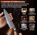 XINZUO 8-Inch VG10 Damascus Steel Chef Knife