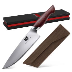 SHAN ZU 8-Inch Gyuto Chef Knife with Sheath