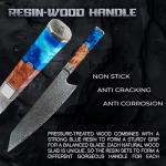 Miyamoto 8-Inch Damascus Chef Knife - Ultra Sharp