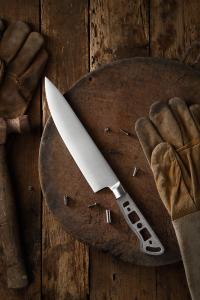 8-inch Japanese Gyuto Chef Knife Blank, 3-Layer Steel